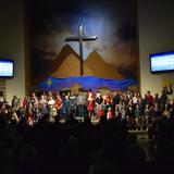 Cross Of Glory Lutheran School Photo - K-8 students performing a Christmas program