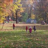 Early Childhood Center Photo - The Early Childhood Center preschool students enjoying fall colors while playing on the playground!