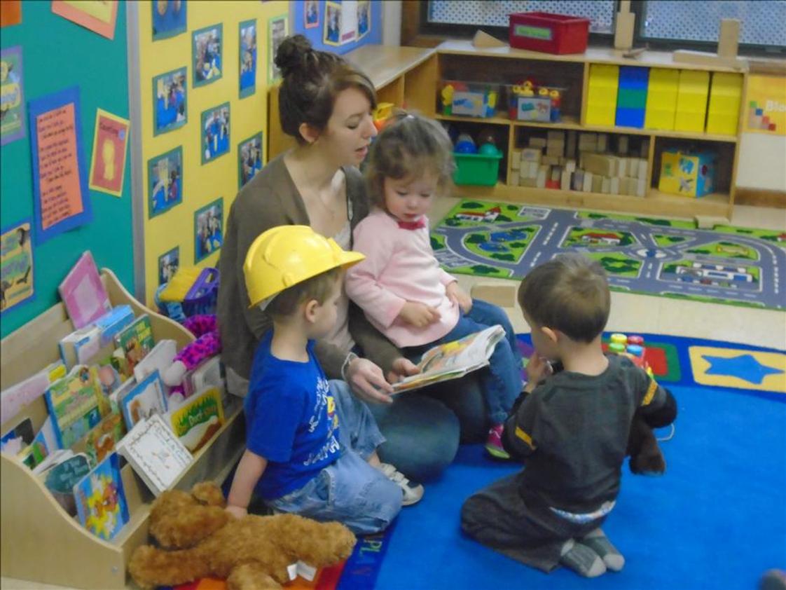 Overland Park KinderCare Photo - Toddler Classroom - story time with the toddlers