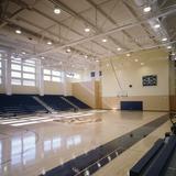 Sacred Heart Cathedral Preparatory Photo - The Pavilion is the home court for the Fightin' Irish basketball, volleyball and wrestling teams. On game days, up to 1,500 fans can be heard cheering for SHC student-athletes. The Pavilion also serves as a wonderful venue for school assemblies, rallies and prayer services.